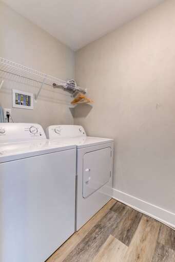 Built in laundry amenities onsite Built in laundry amenities onsite