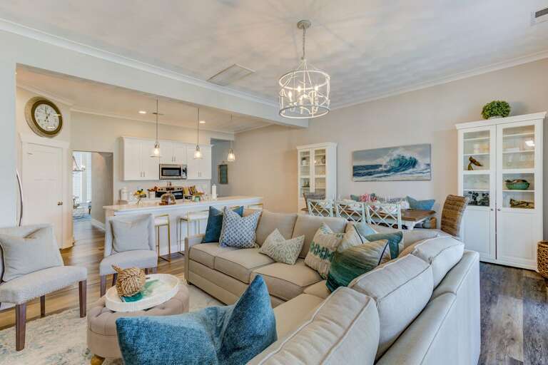 Living room and eating nook Living room and eating nook