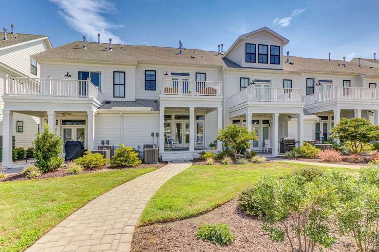 Back porch and entry for guests Back porch and entry for guests