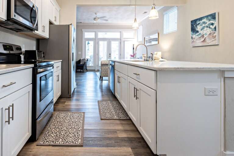Fully stocked kitchen Fully stocked kitchen