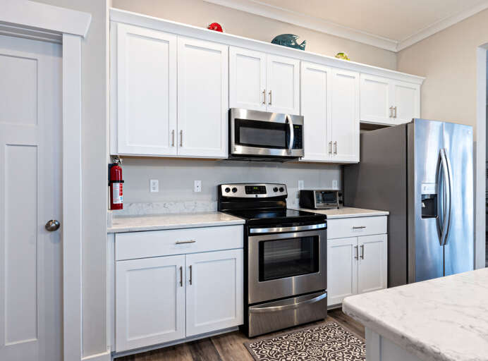 Open concept kitchen