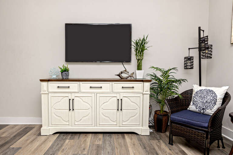 TV in the main living room TV in the main living room