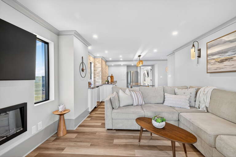 Completely reimagined and remodeled with your comfort in mind. This open concept living room