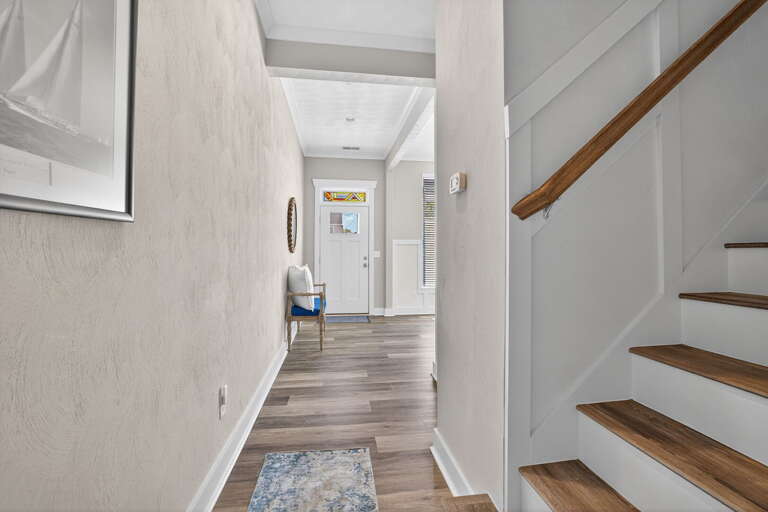 Hallway and stairs to 2nd floor