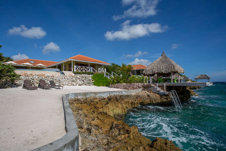 Curacao vacation home vioew of the stairs to the sea
