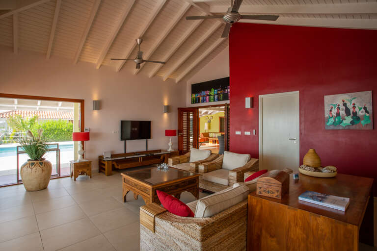 illa Sea Paradise Curacao in the spacious sitting Room