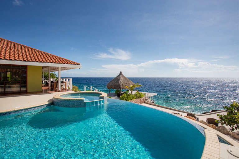 Infinity swimming Pool  Vacation Home Villa Sea Paradise