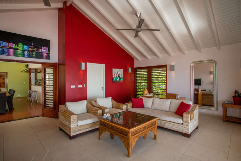 Vacation rental Villa Sea Paradise Curacao in the spacious sitting Room
