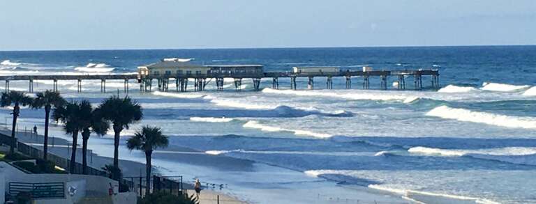 View of Sunglow Pier from the balcony