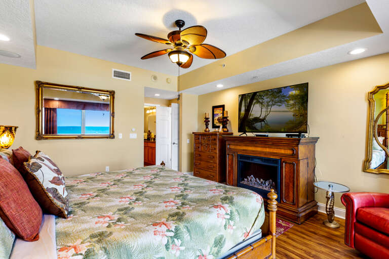 Master Bedroom Fireplace Electric