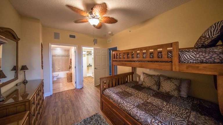 Guest Room Sleeps 4 - one queen with twin on top and twin trundle underneath. Guest Room Sleeps 4 - one queen with twin on top and twin trundle underneath.
