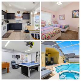 Epic Sunshine Escape | Pool Spa & Family Fun Near Disney