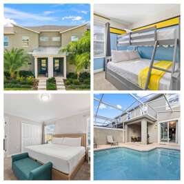 Townhome with pool- Steps from Resort Waterpark! 