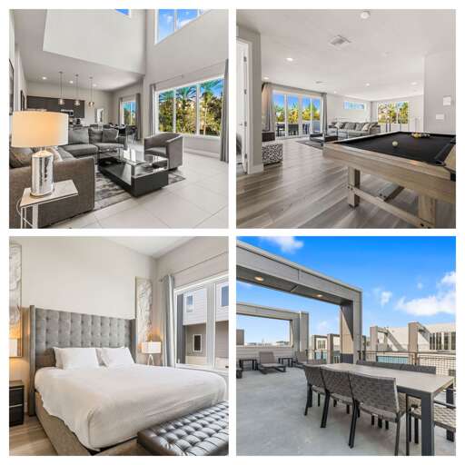 *New* Five Bedroom Luxury Townhome with Rooftop Patio
