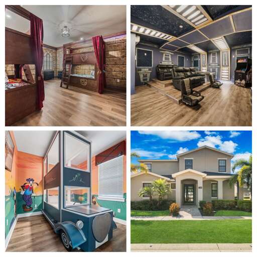 New! Reunion Resort-Custom Bunks- Private Theater!