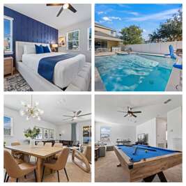New! Sparkling Court Retreat  Pool, Loft & Family Comforta