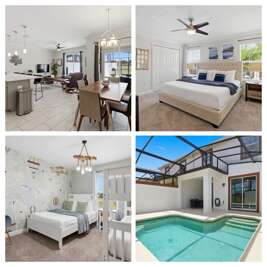 New! Oasis Retreat Escape - Private Pool - Walk to Clubhouse - Sleeps 10