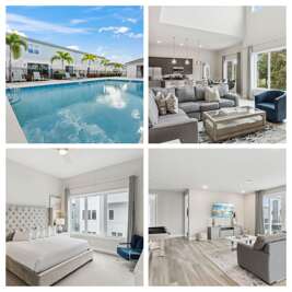 Skyline Luxe Retreat  Loft, Pool Table & Rooftop Balcony Near Disney