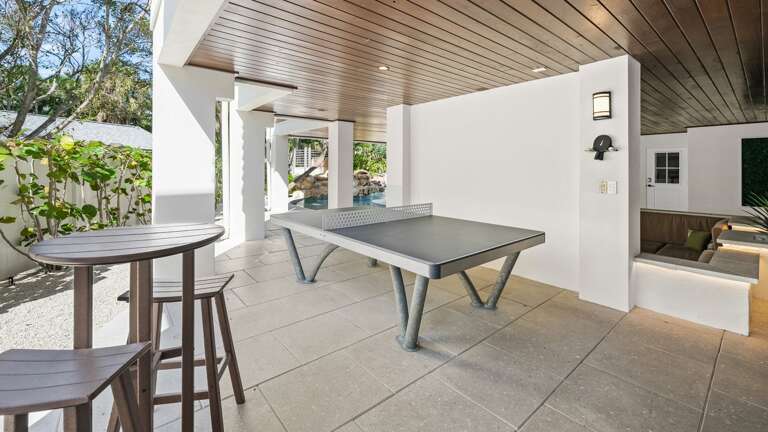 Ping Pong and Bar Top Seating