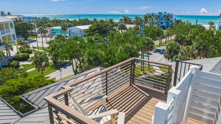 Rooftop Deck with Gulf Views - Perfect place for Sunset