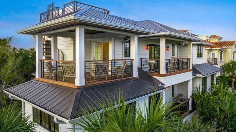 Front Elevation - Balconies off the Club Room - Rooftop