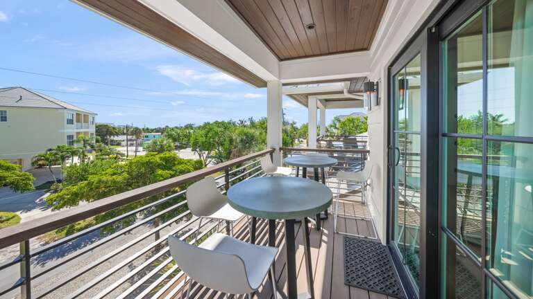 Balcony Off The Club Room - Bar Top Seating