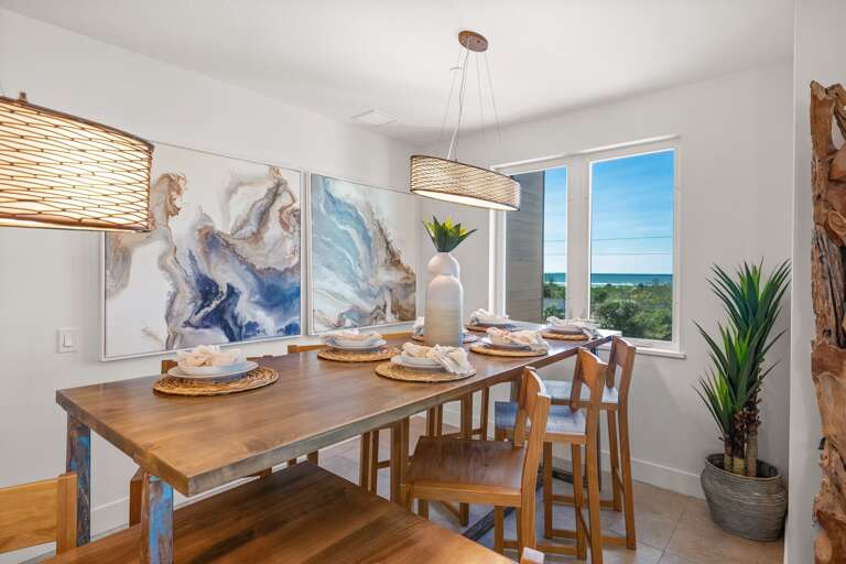 Open Floor Plan - Dining Table for 14 - Gulf Views