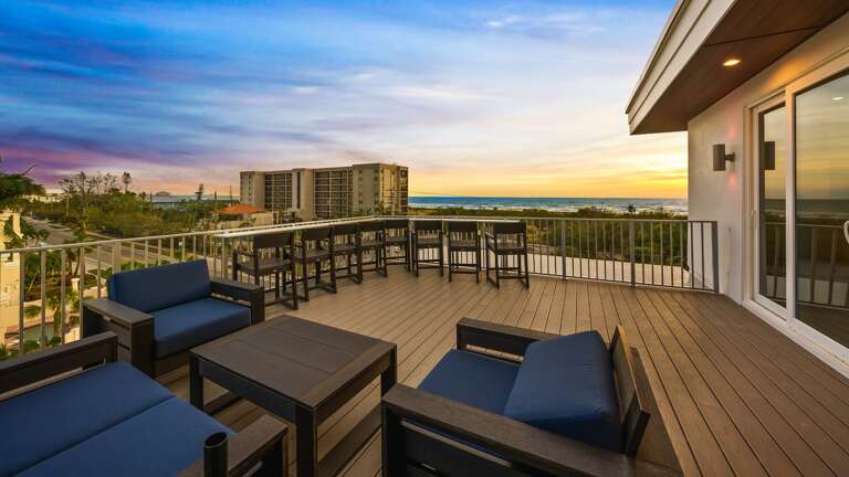 Twilight - Rooftop - Lounge Area - High-Top Chairs - Gulf Views