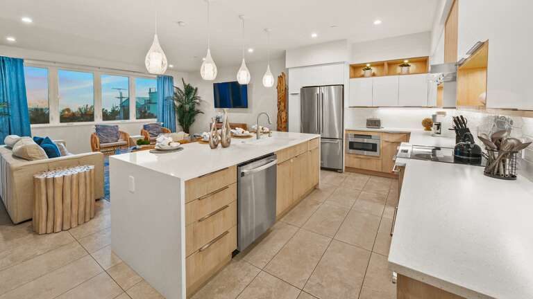 Kitchen - Oversized Refrigerator - Dishwasher, Oven, & Large Gas Stove