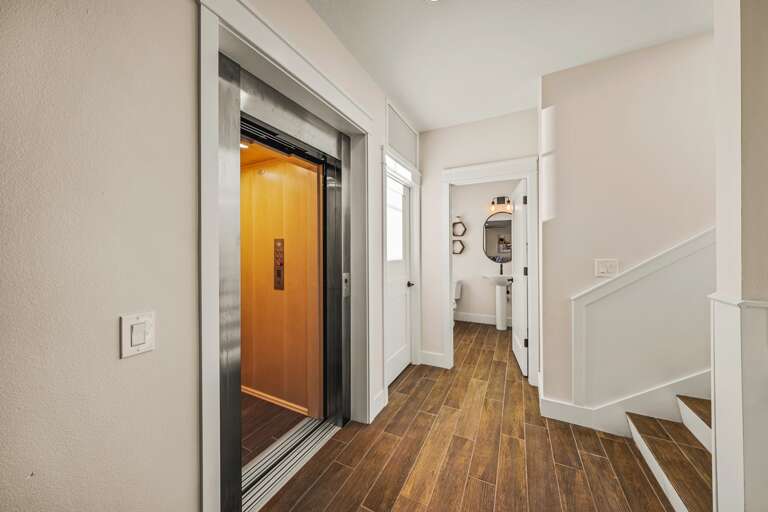 Elevator and Stairs to All Floors