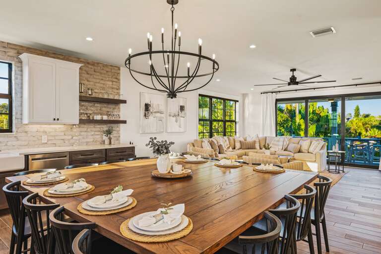 Kitchen and Dining Area
