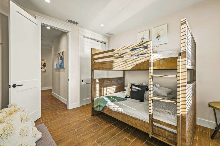 Bedroom 5 - Bunk Room - Full over Full Bunk Bed