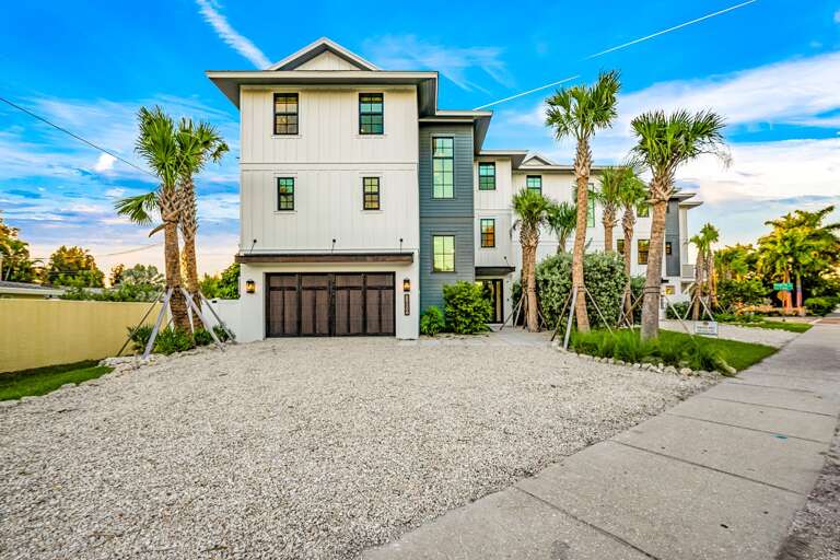 Crescent Beach House - Front Elevation