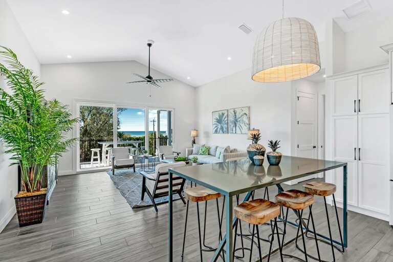 Living Space with Gulf Views