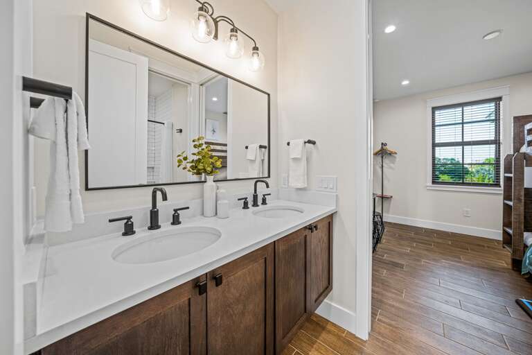Bedroom 5 - Bunk Room w/ En Suite Bath, Double Vanity Bedroom 5 - Bunk Room w/ En Suite Bath, Double Vanity