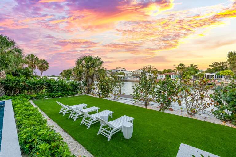 Twilight - Back Yard with a View and Water Access Twilight - Back Yard with a View and Water Access