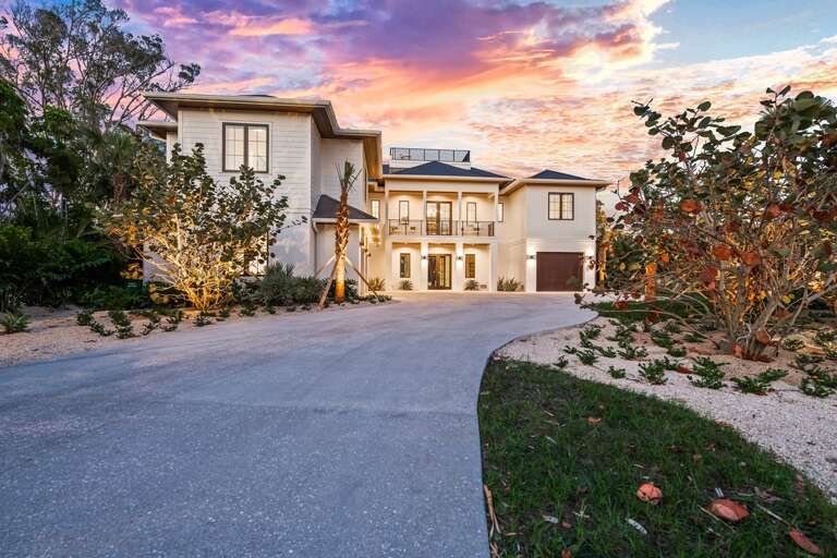 Twilight - Front Elevation of the Home Twilight - Front Elevation of the Home