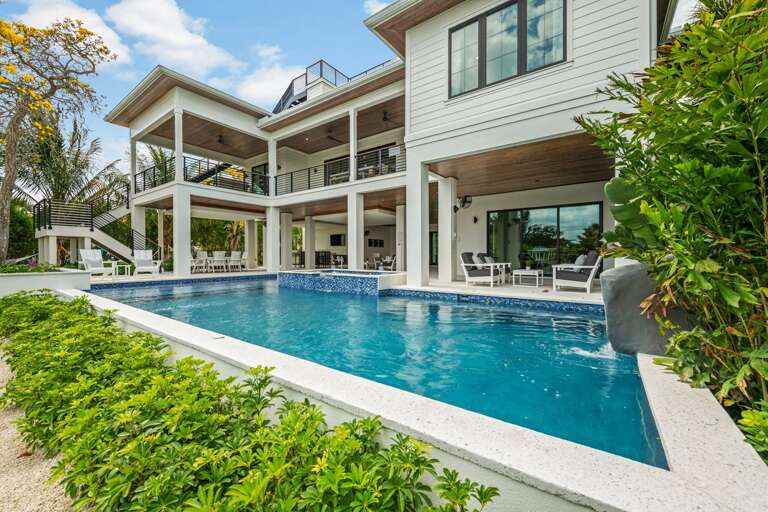 Rear Elevation of this One of a Kind Home Rear Elevation of this One of a Kind Home