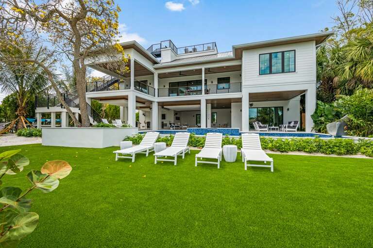 Rear Elevation of this Incredible Home Rear Elevation of this Incredible Home