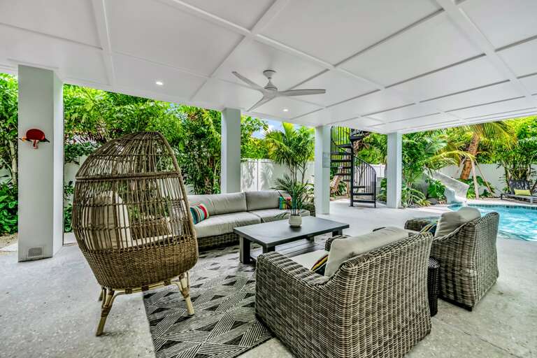 Daytime - Covered Pool Area