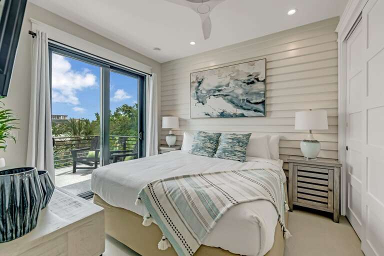 Bedroom 5 - King Bed w/ Balcony Access