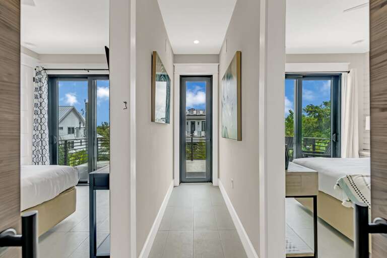 Hallway w/ Balcony Access