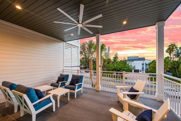 Outdoor Balcony off Club Room - Twilight