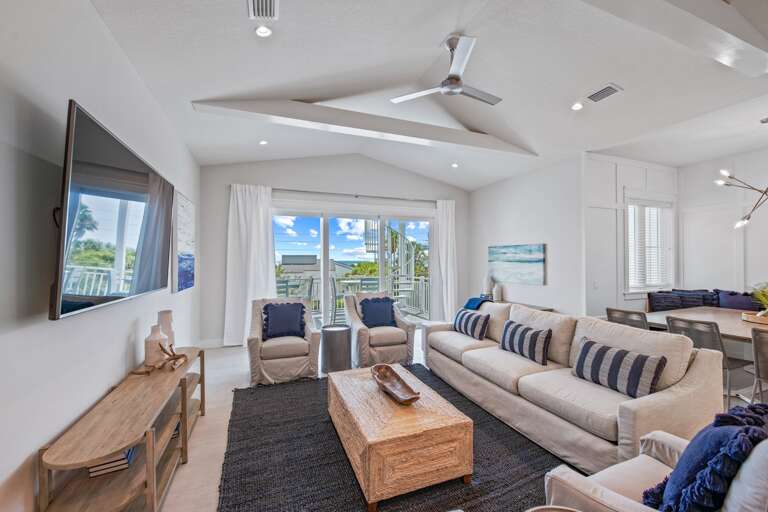 Living Room with Gulf Views