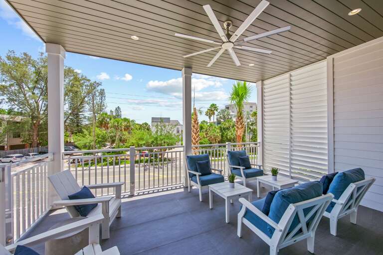 Daytime - Balcony Lounge Area