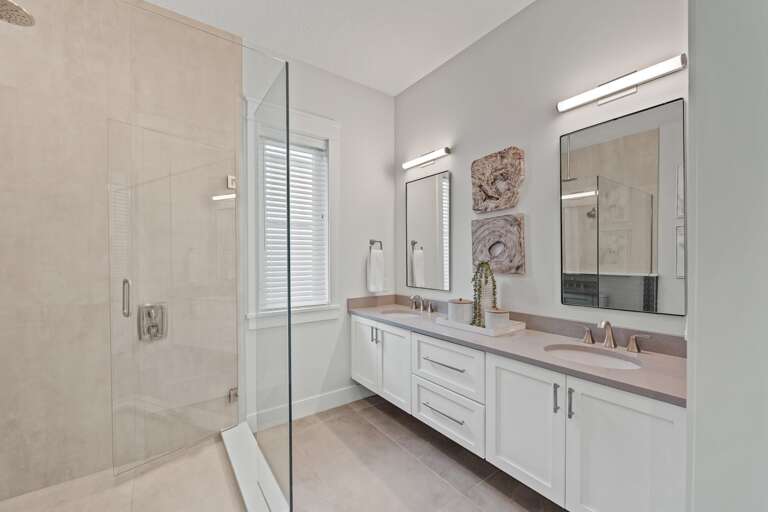 Master Bedroom 2 - Master Bath - Double Vanity and Oversized Walk-In Shower