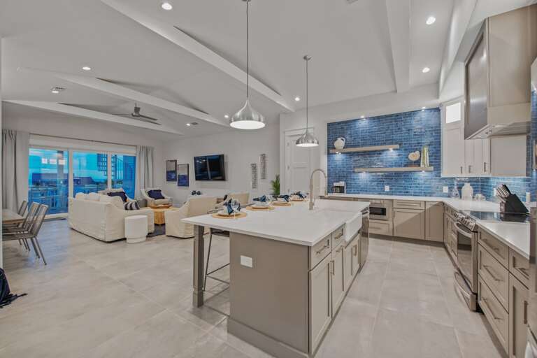 Kitchen - Open and Connected to Living Spaces