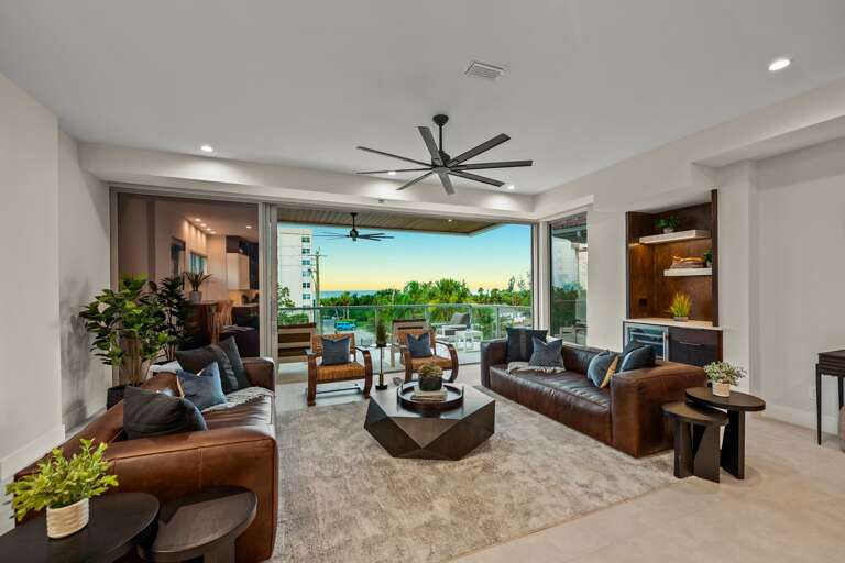 Twilight - Great Room - Gulf Views Twilight - Great Room - Gulf Views