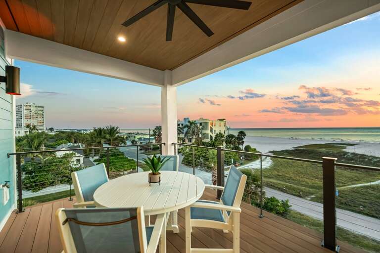 Twilight - 2nd Living Level Balcony - Great Room Access - Seating of 8 - Beach/Gulf Views