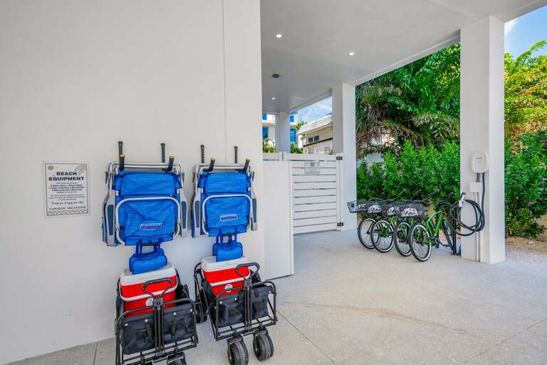 Included Amenities - Beach Wagons, Beach Coolers, Beach Chairs, and more!